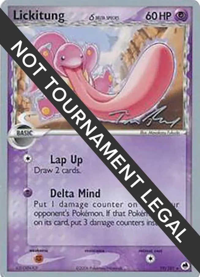 World Championships 2007 Lickitung Pokémon card